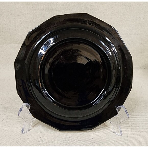 Vintage Hand-Painted 12-Sided Folk Art Wood Plates – Set of 4 (1970s–1980s) - Picture 8 of 14